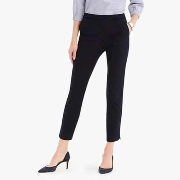 J. Crew Pants - J Crew Black Tall Martie Bi-Stretch Cotton Pants